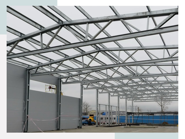 Строительство складов в Петергоф от 628 руб. за м²