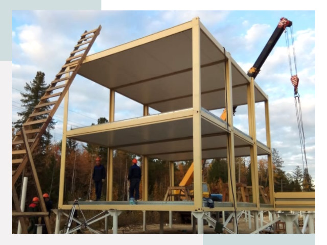 Строительство модульных здания Петергоф