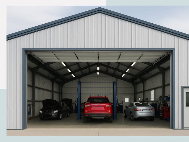 Ангары из сэндвич панелей от 628 руб. в Петергоф