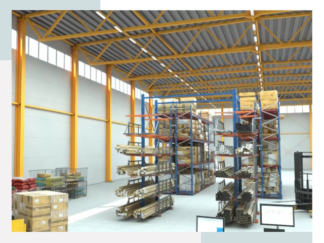 Типовые ангары в Петергофе