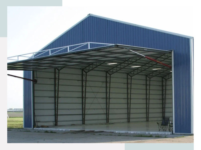 Прямо стенные ангары в Петергофе