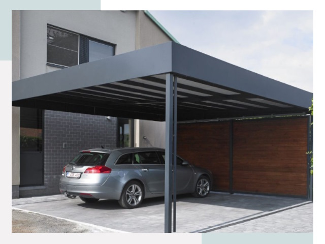 Металлические навесы в Петергофе