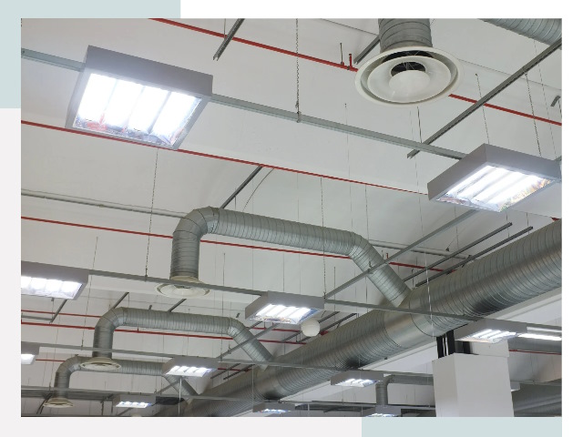 Вентиляция ангаров в Петергофе