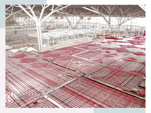 Отопление ангаров в Петергофе