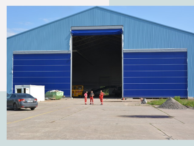 Ангарные ворота в Петергоф от СтальСтрой-Птф по цене 628 руб.