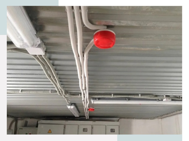 Системы безопасности ангаров в Петергофе