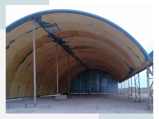 Реконструкция ангаров в Петергофе