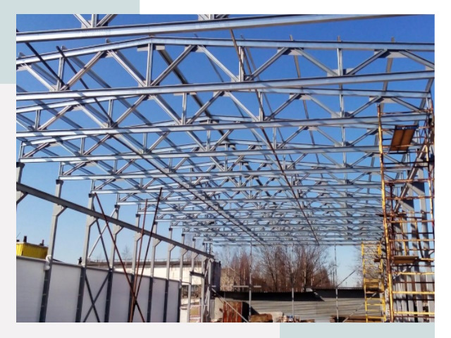 Металлокаркасы для складов в Петергофе