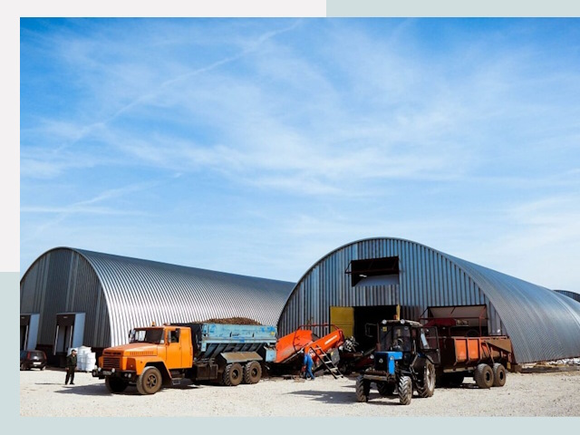 Ангары для спецтехники в Петергофе